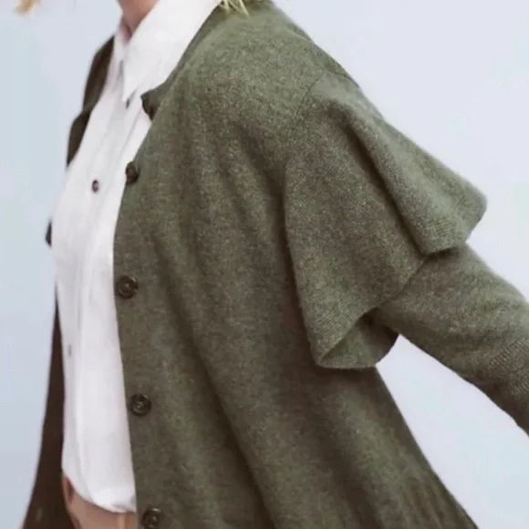 Anthropologie Left of Center Cardigan Sweater - Picture 3 of 7